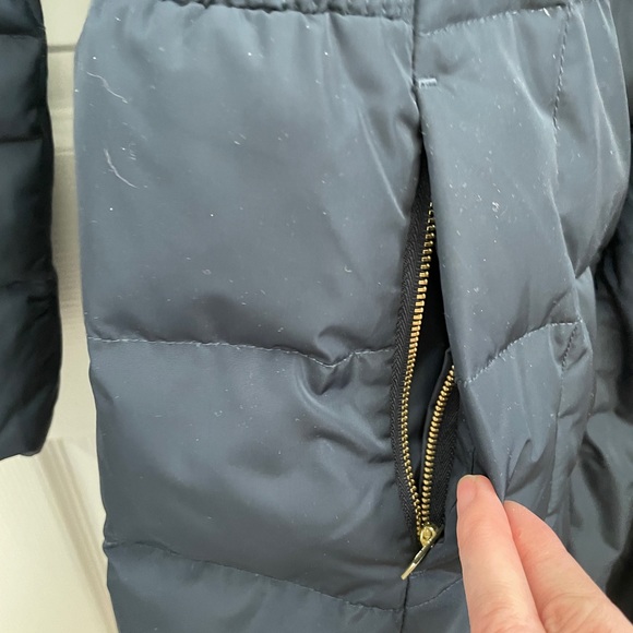 Cole Haan Navy Puffer Down 2 layer Winter Coat - Picture 5 of 7